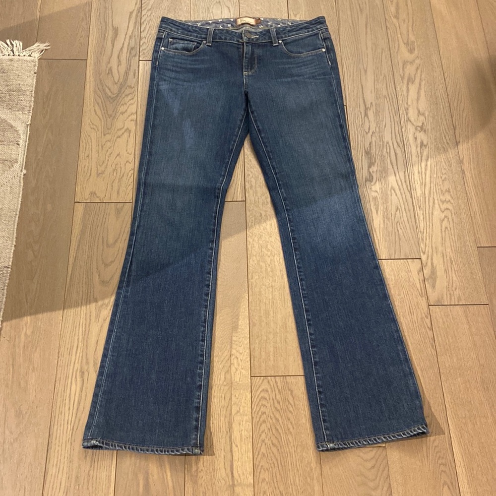 Paige boot cut demon flare jeans size 30